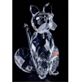 Optic Crystal Cat Figurine